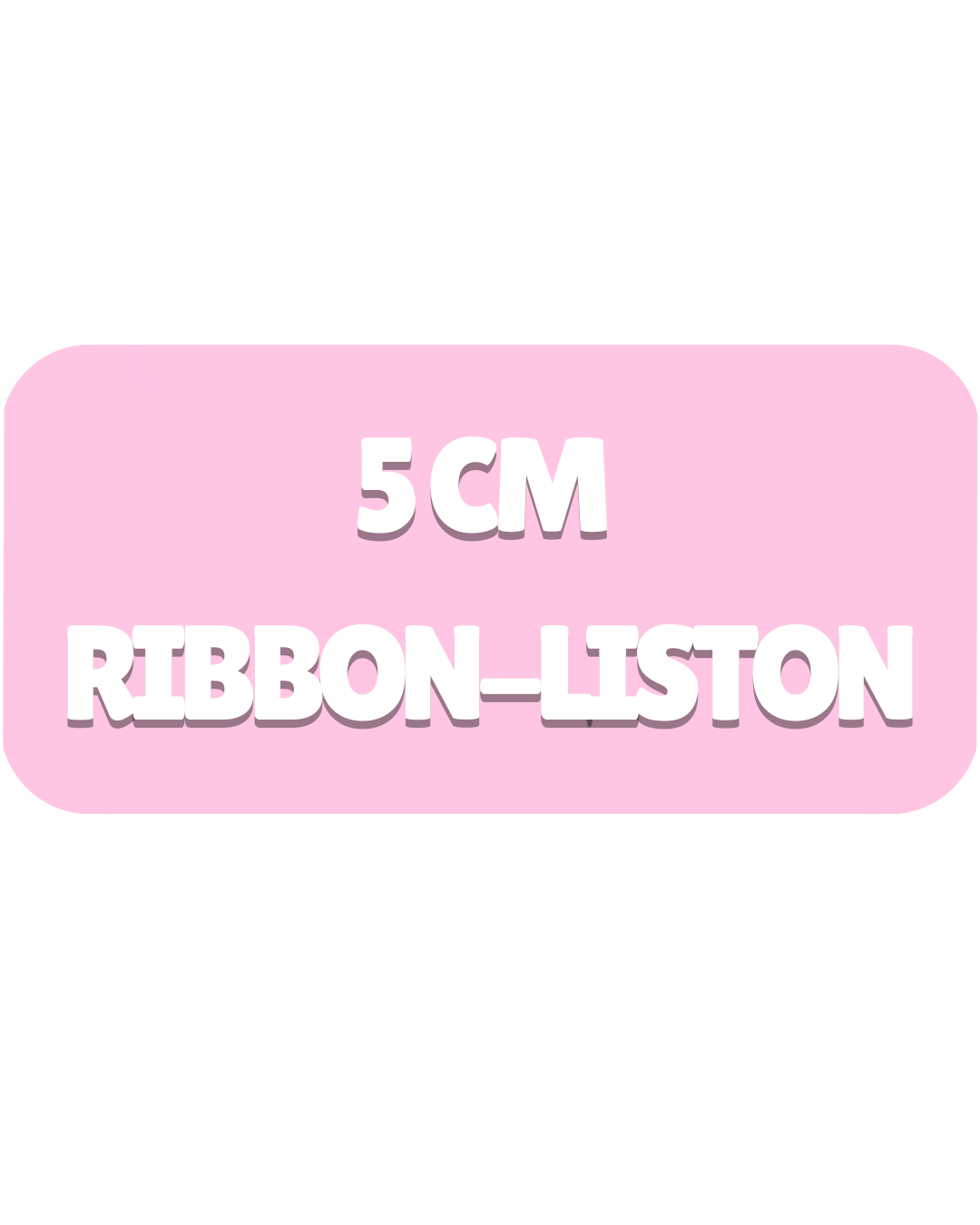5cm Printed Ribbon/Liston Impreso 5cm