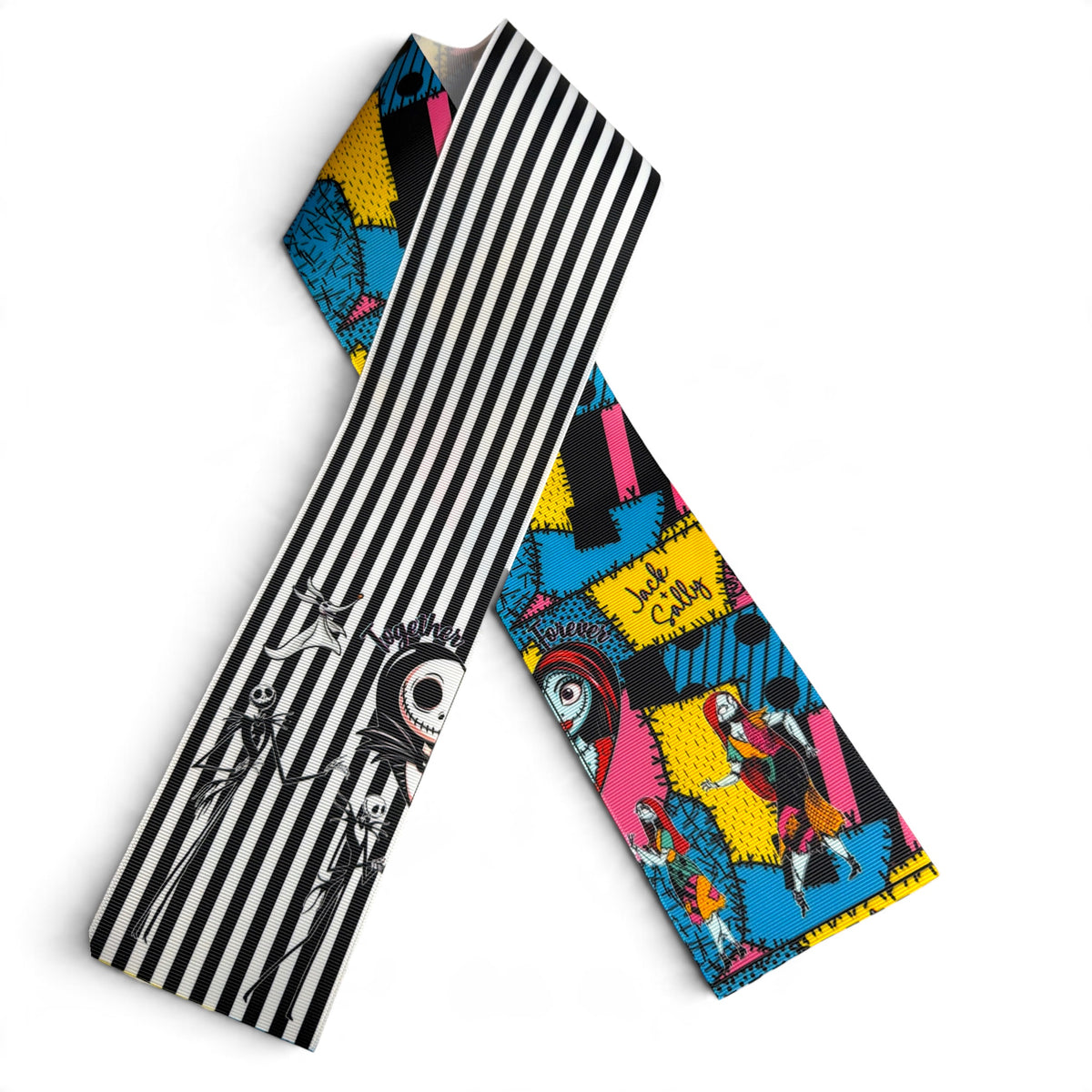3 Strips 7.5cm /3in wide. Together Forever 31 inchs Ribbon Printed Grosgrain SKU PRNT03