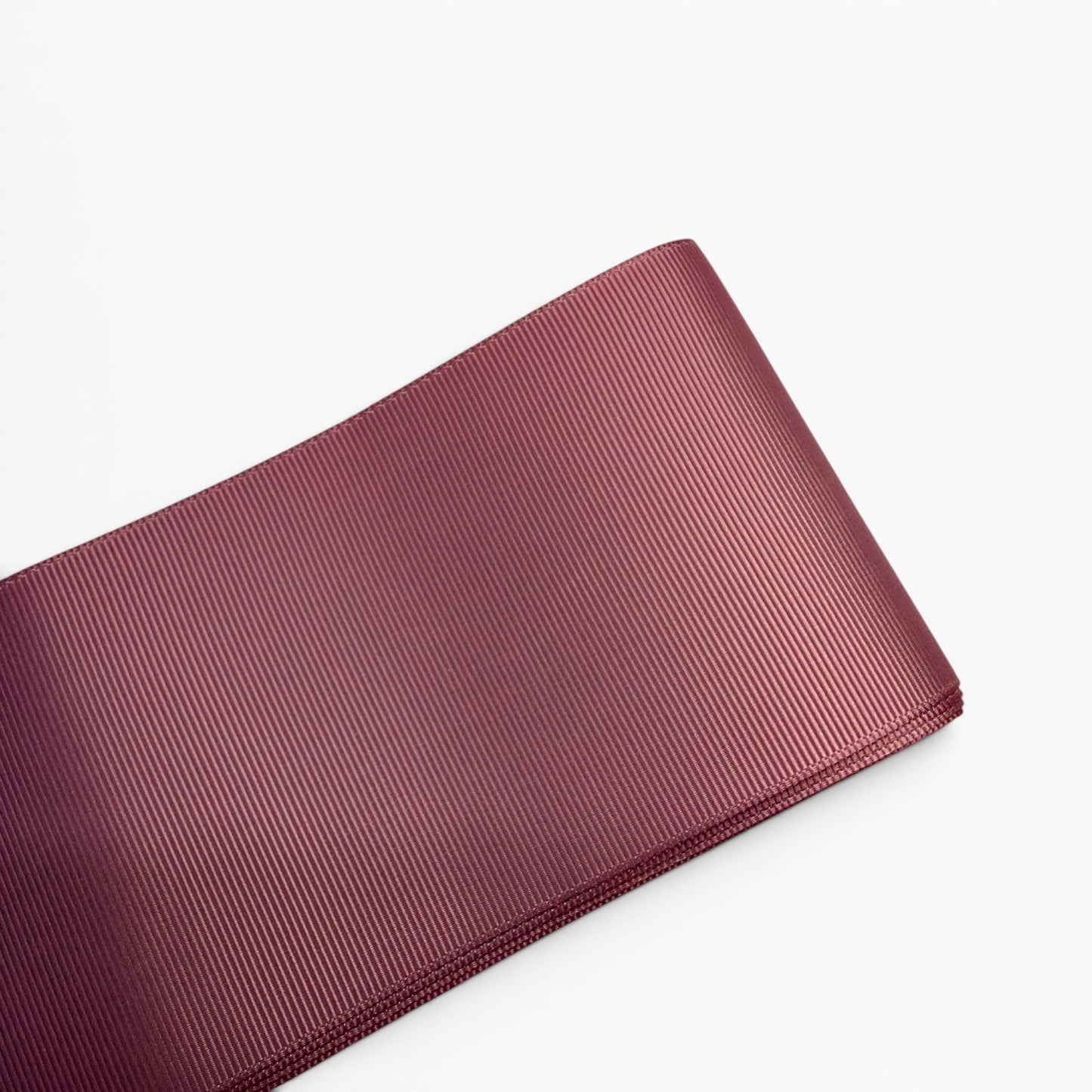 3 yards 7.5cm/3inches Ribbon Matte Mauve