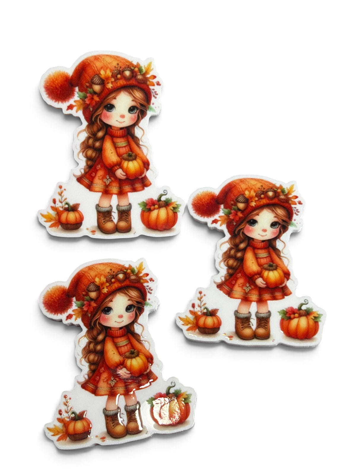 3 resins Flat Planar resins Pumpkin Fairy 5cm