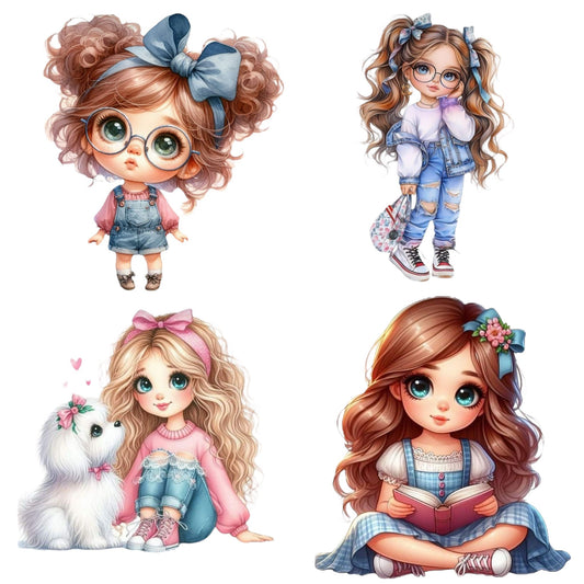 Transfer #110 Denim Girls Sheet