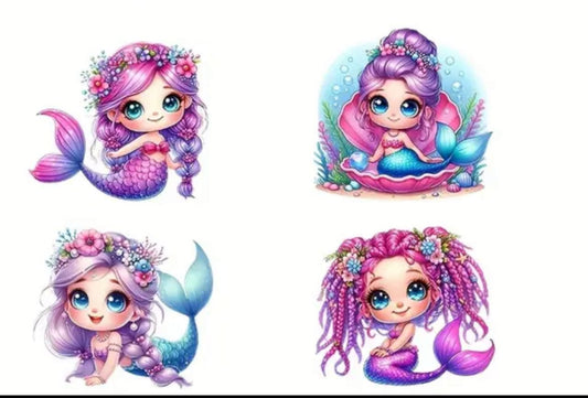 Transfer #119 Mermaids Fantasy 2 Sheet