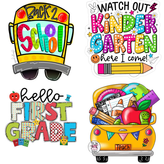 #127 Transfer Back 2 School Bus Sheet