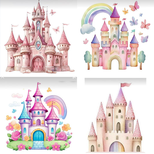 #134 Transfer Fantasy Castles  Sheet