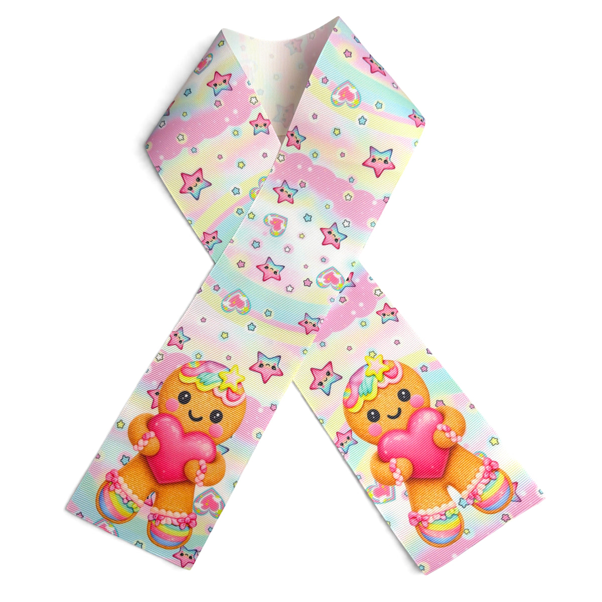 3 Strips 7.5cm /3in wide. Sweet Christmas 31 inchs Ribbon Printed Grosgrain SKU PRNT03-