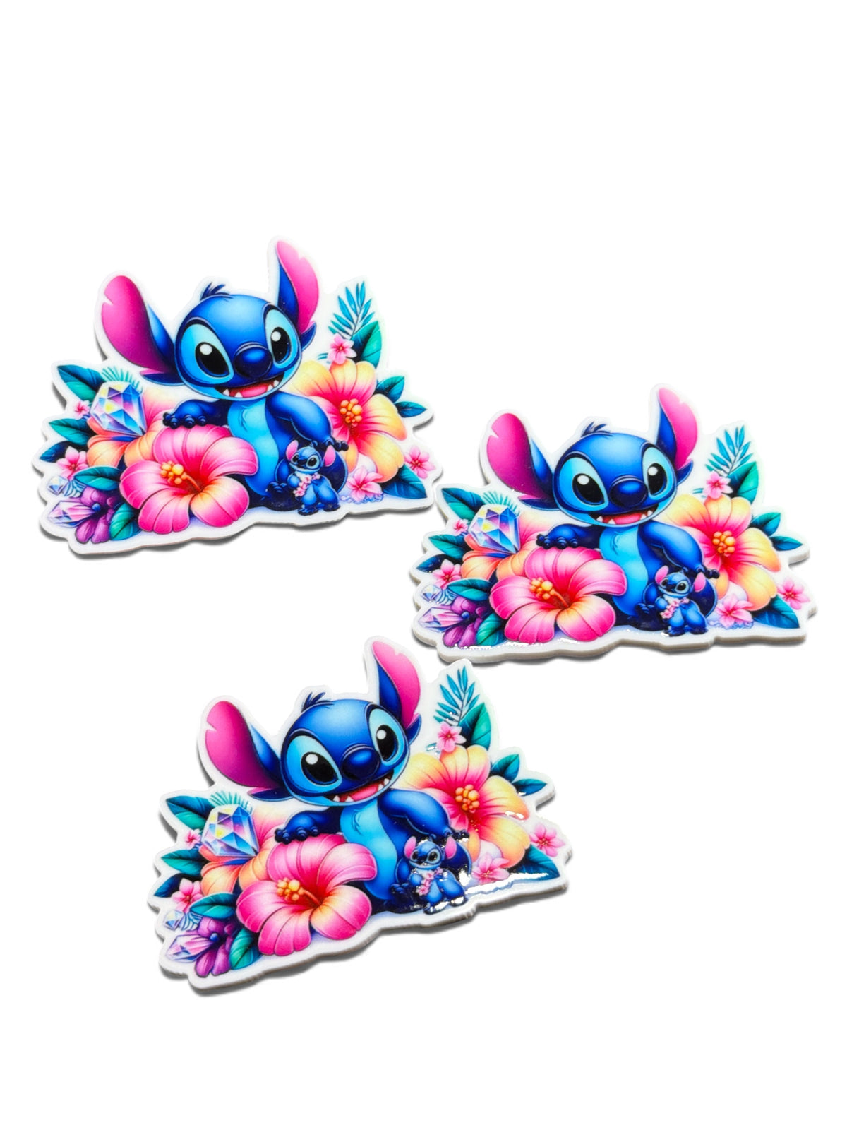 3 resins Flat Planar resins Hibiscus Friend 5cm