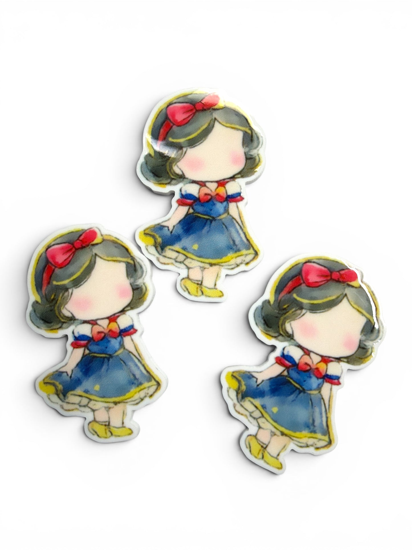 3 resins 5cm Planar Faceless Snow Princess