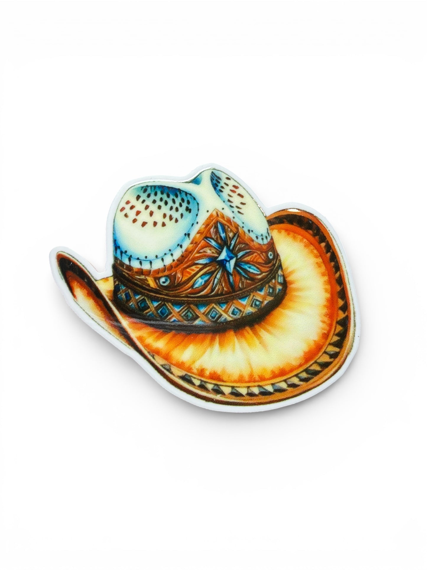 3 resins 5cm Set Turquoise Hat