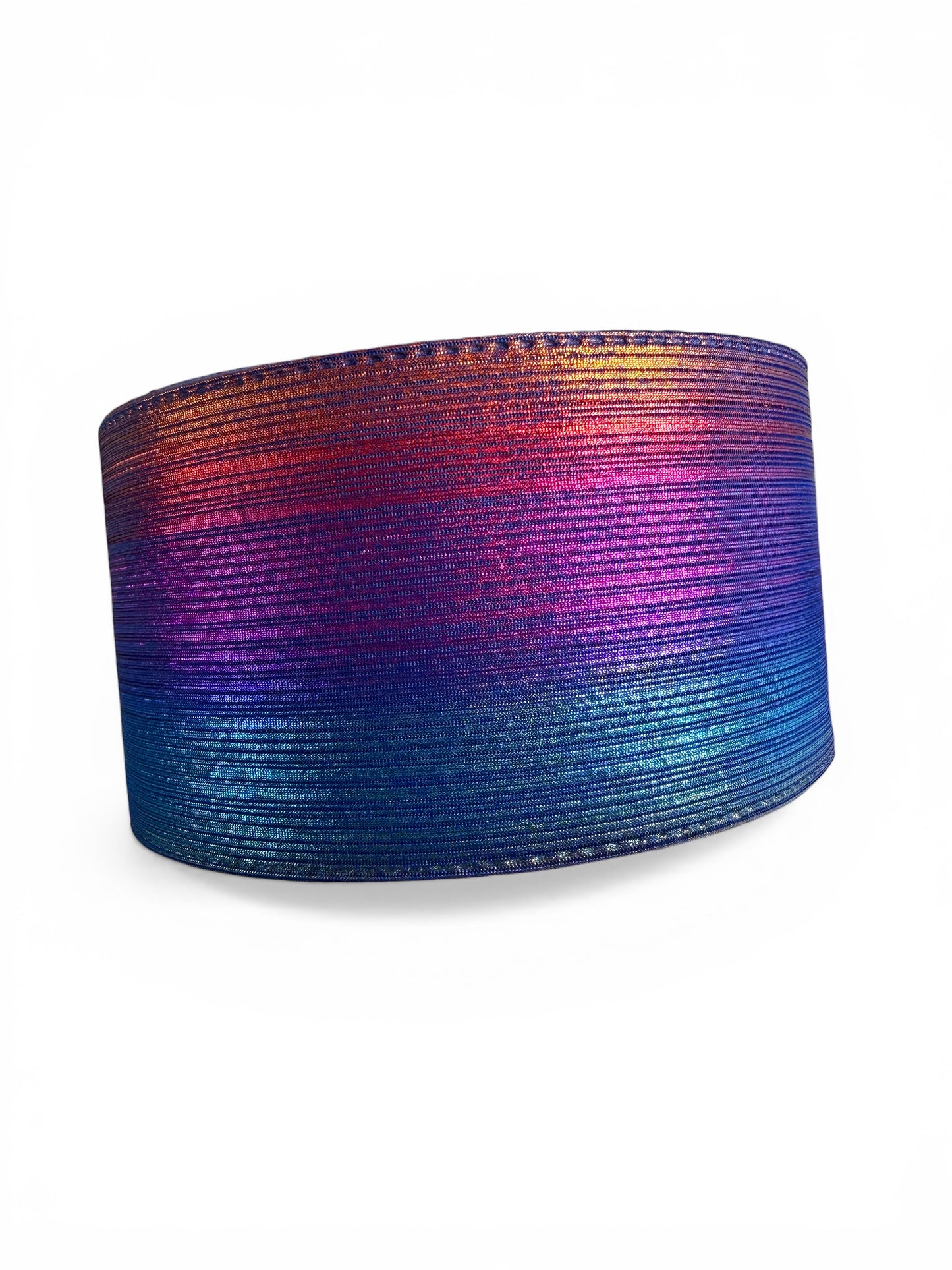 Mermaid Rainbow Metallic Fabric Ribbon