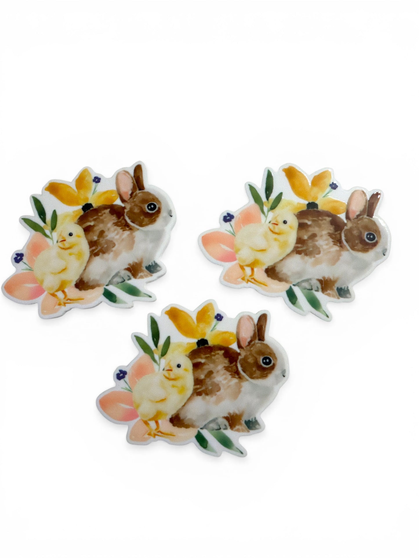3 resins 5cm Spring Rabbit Planar Resins