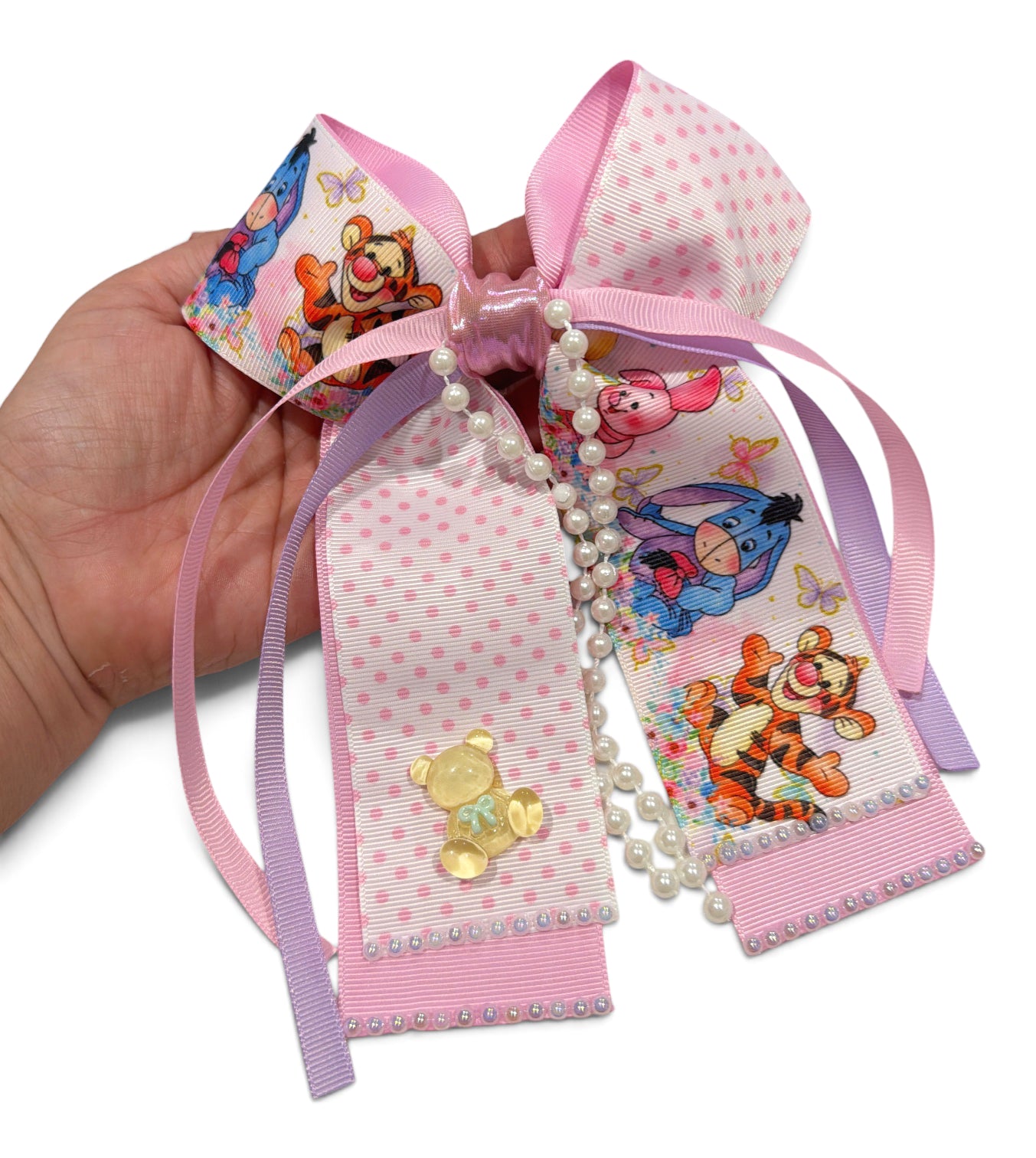Pooh and Friends Mini Cheer Bow