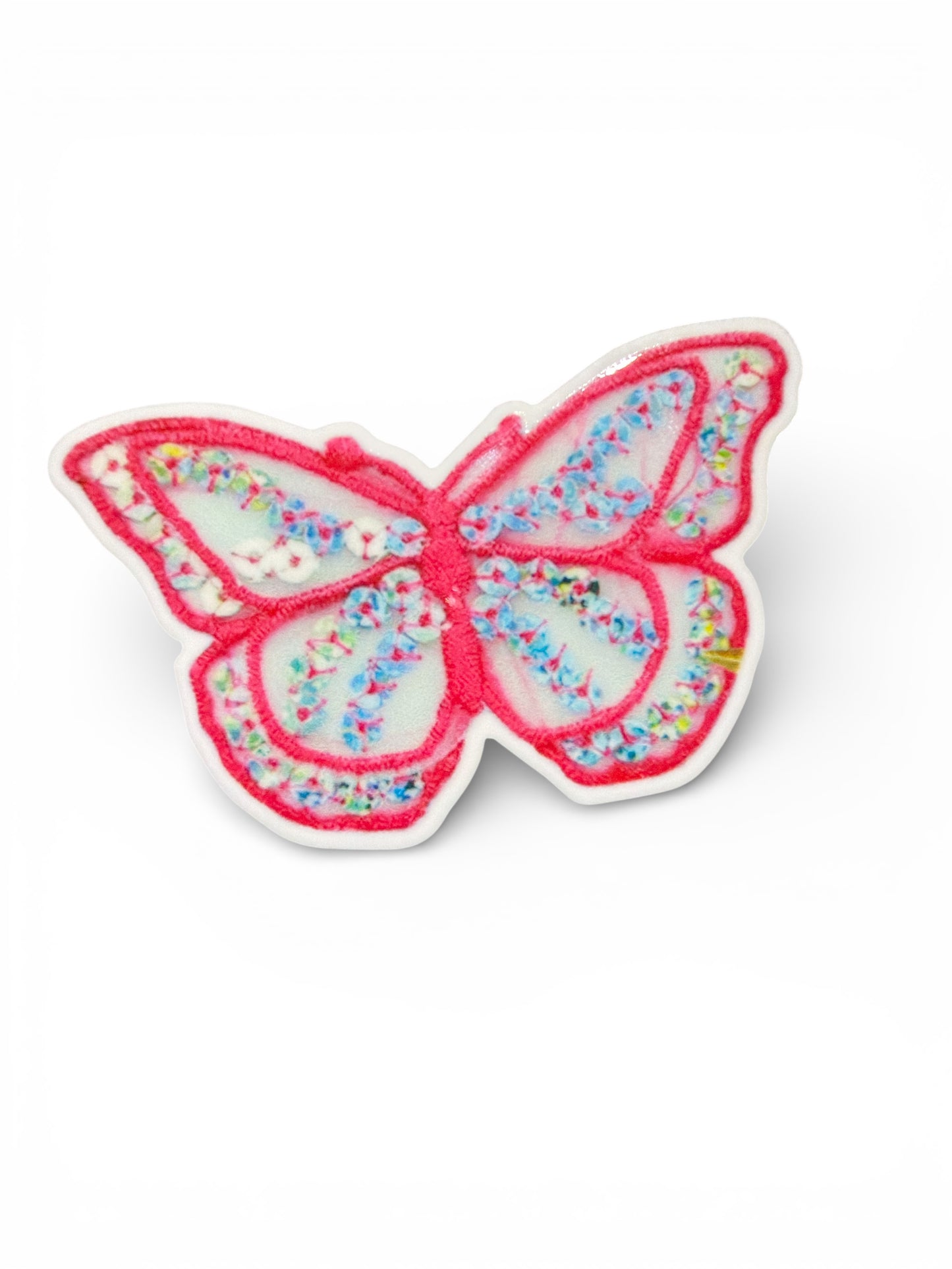 1-5cm Flowers Butterfly Planar Resins