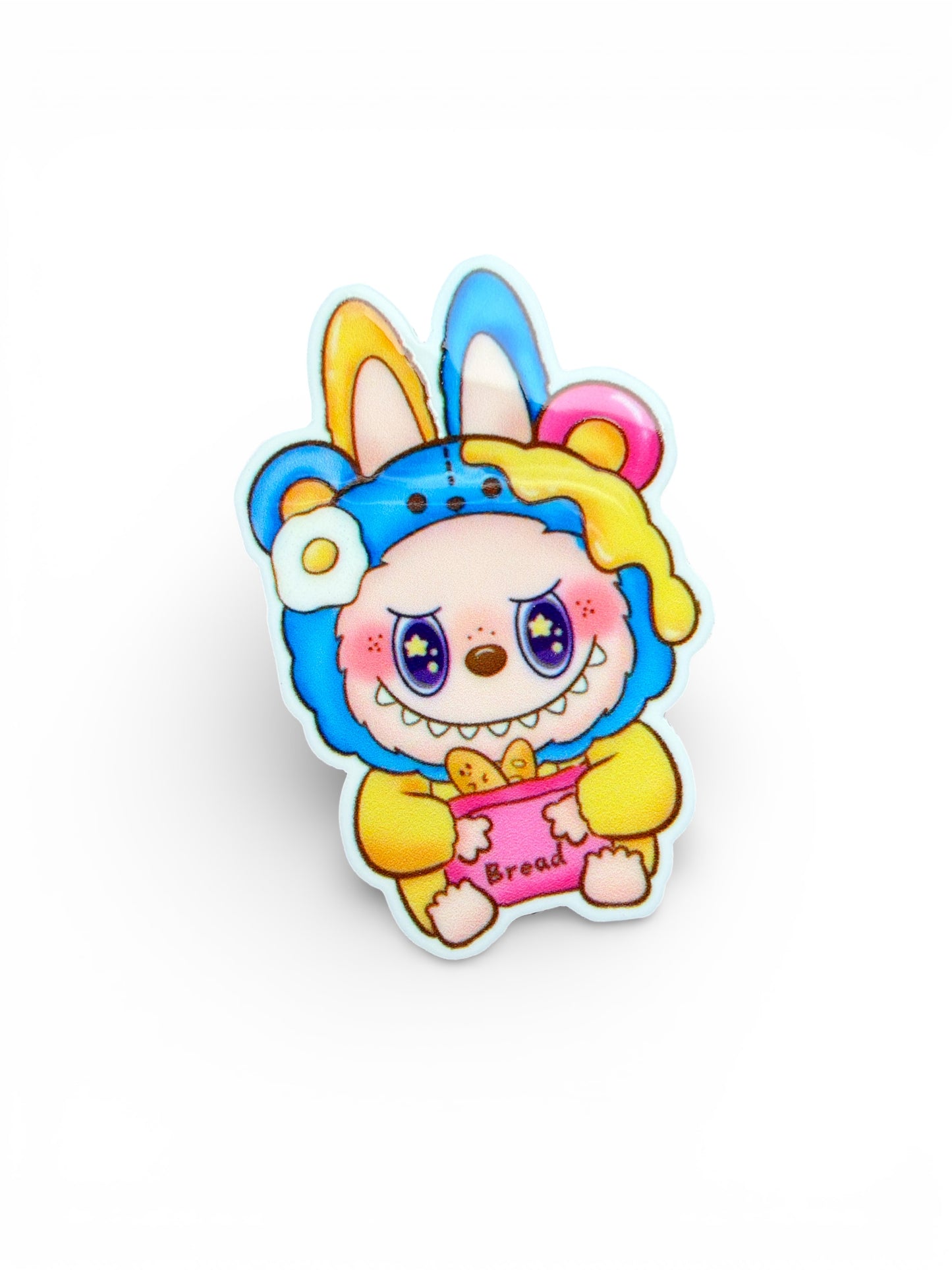 1-5cm Labubu Breakfast Planar Resins