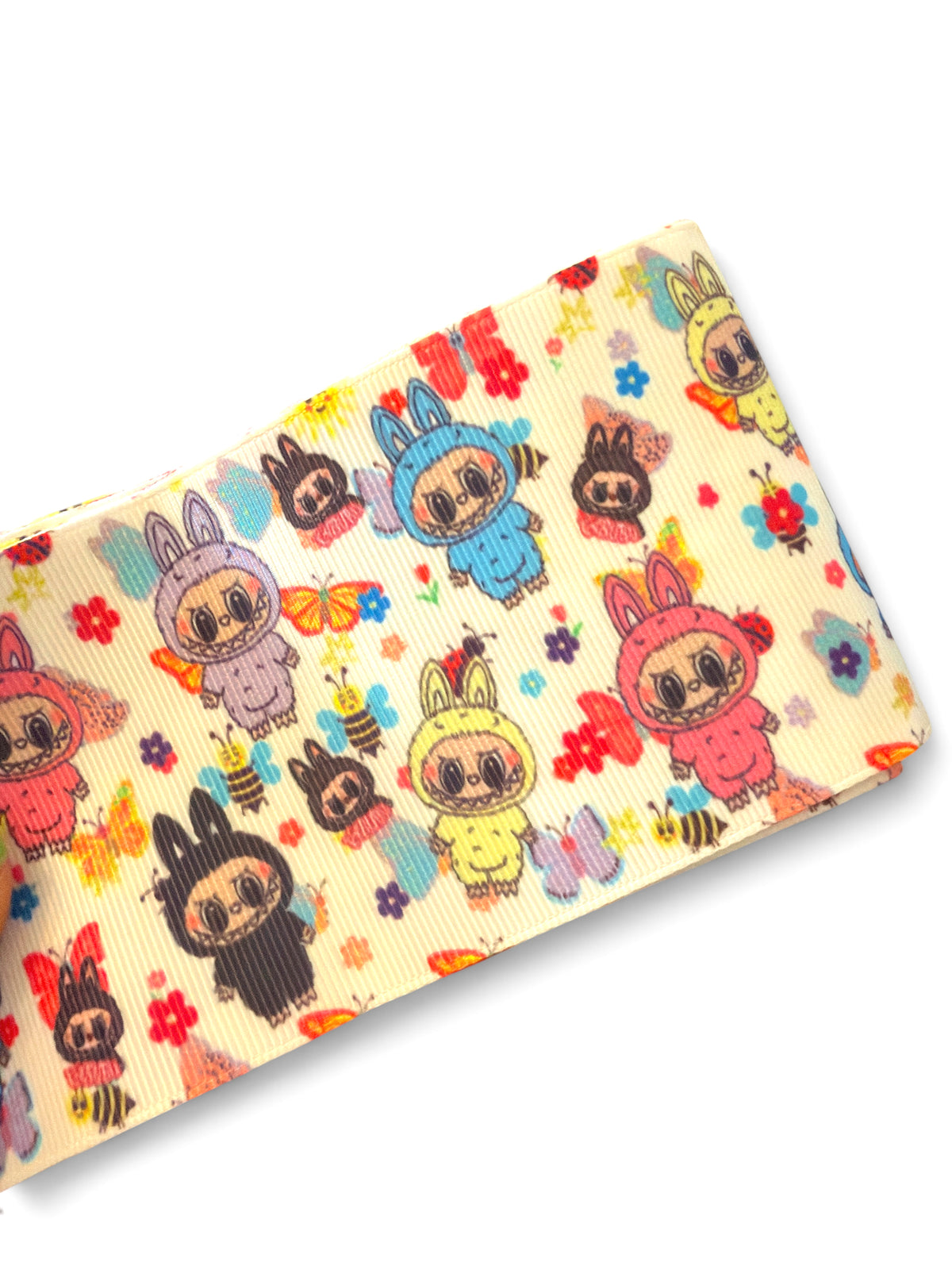 3 Yards 7.5cm-3inch LittleCute Monsters Printed Grosgrain PRNT3-168