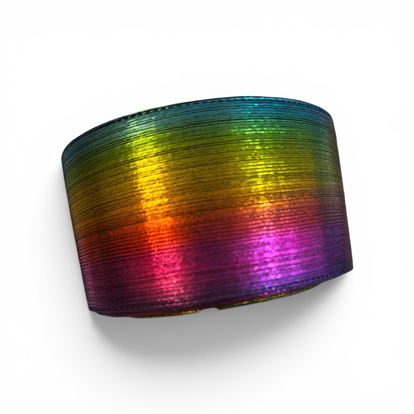 1 yard Cosmic Multicolor Rain Metallic Ribbon 7.5cm/3inch