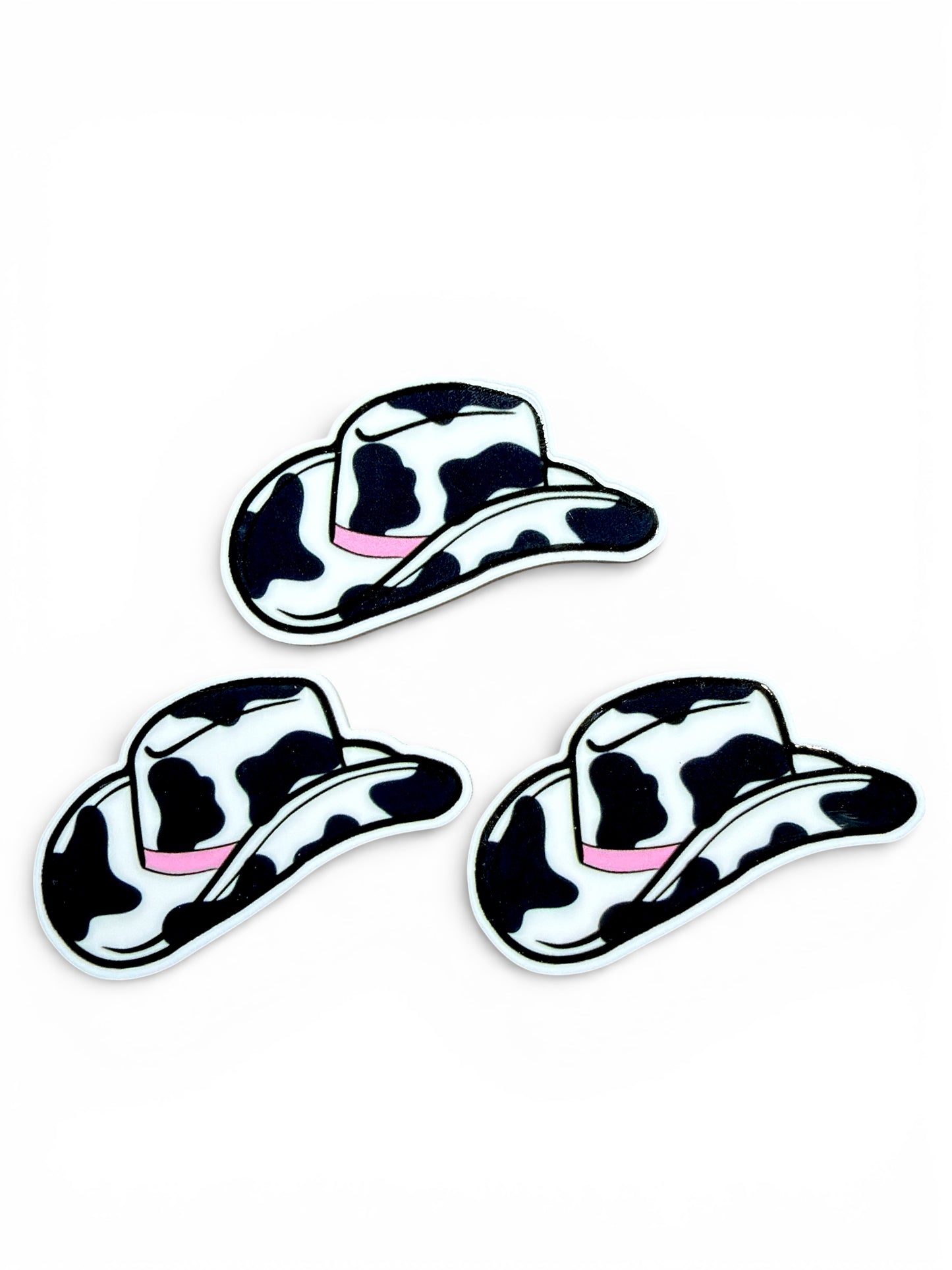 3 resins 5cm Set Cow Print Hat