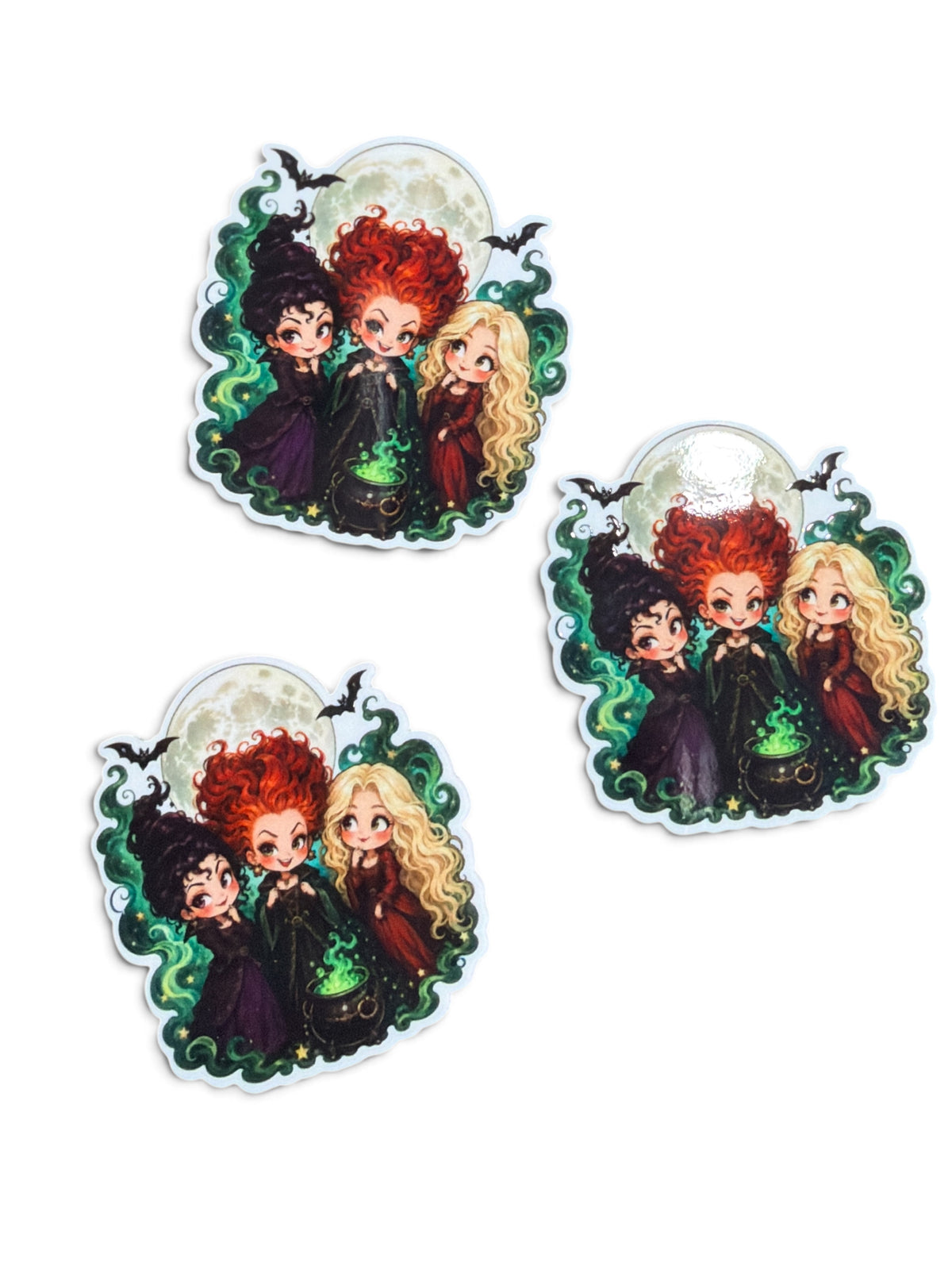 3 planar resins 5cm 3 Witchy Friends