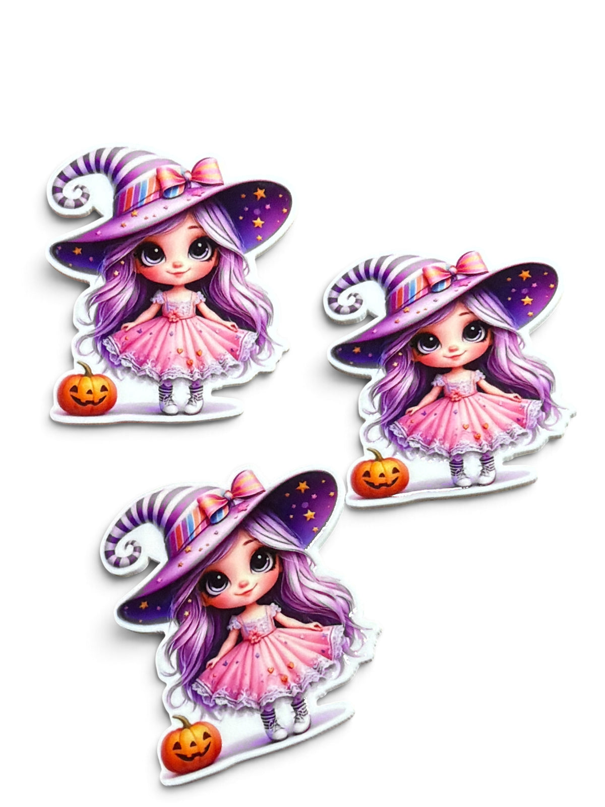 3 resins Flat Planar resins Enchanted Witch 5cm