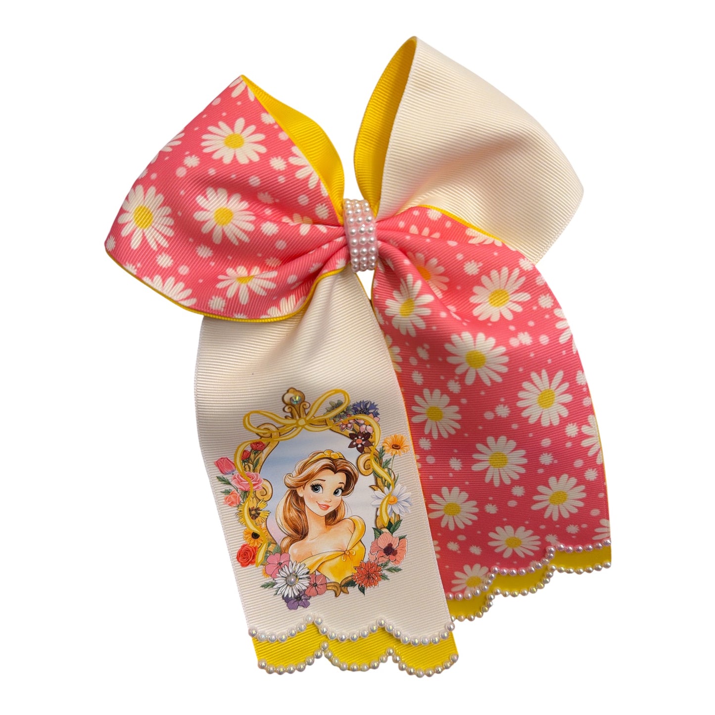 Daisies and Belle Cheer Bow