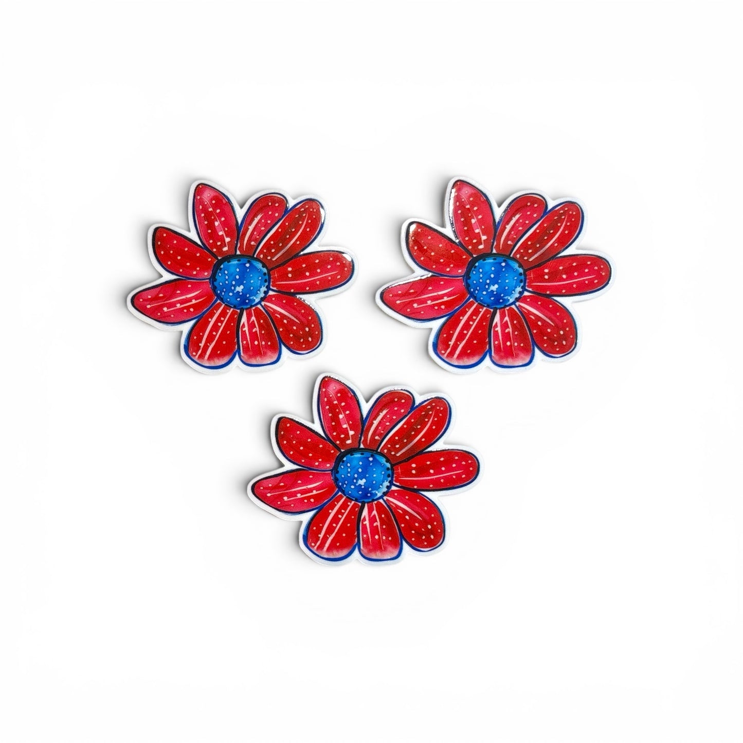 3 Resins Picnic Flower 5cm