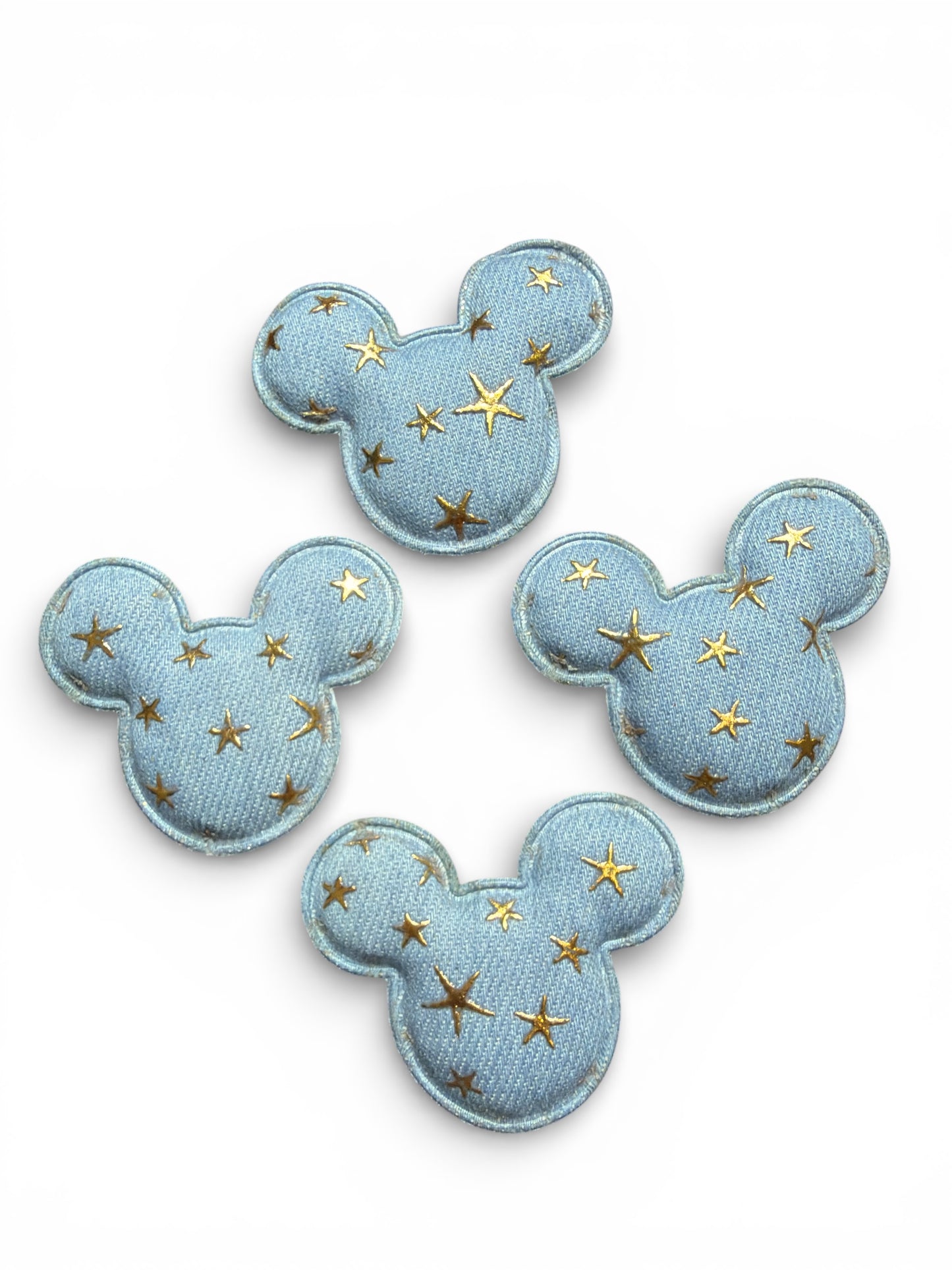 4 pcs plush Denim Ears Set