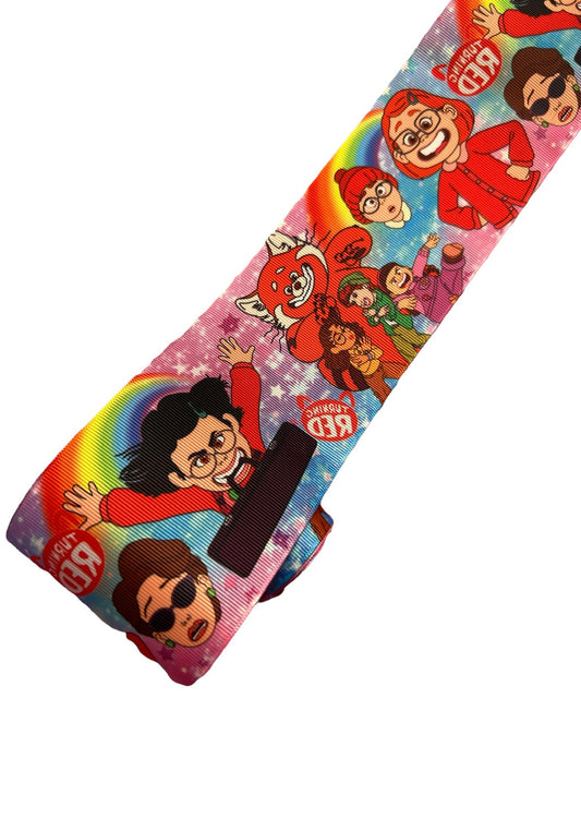 7.5cm Red Rainbow Ribbon