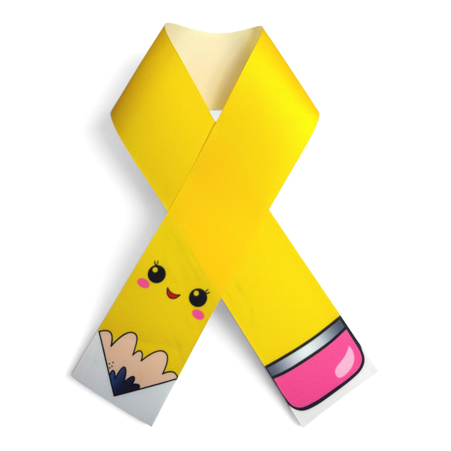 3 Strips 7.5cm -3inch Cartoon Yellow Pencil 31inches Long