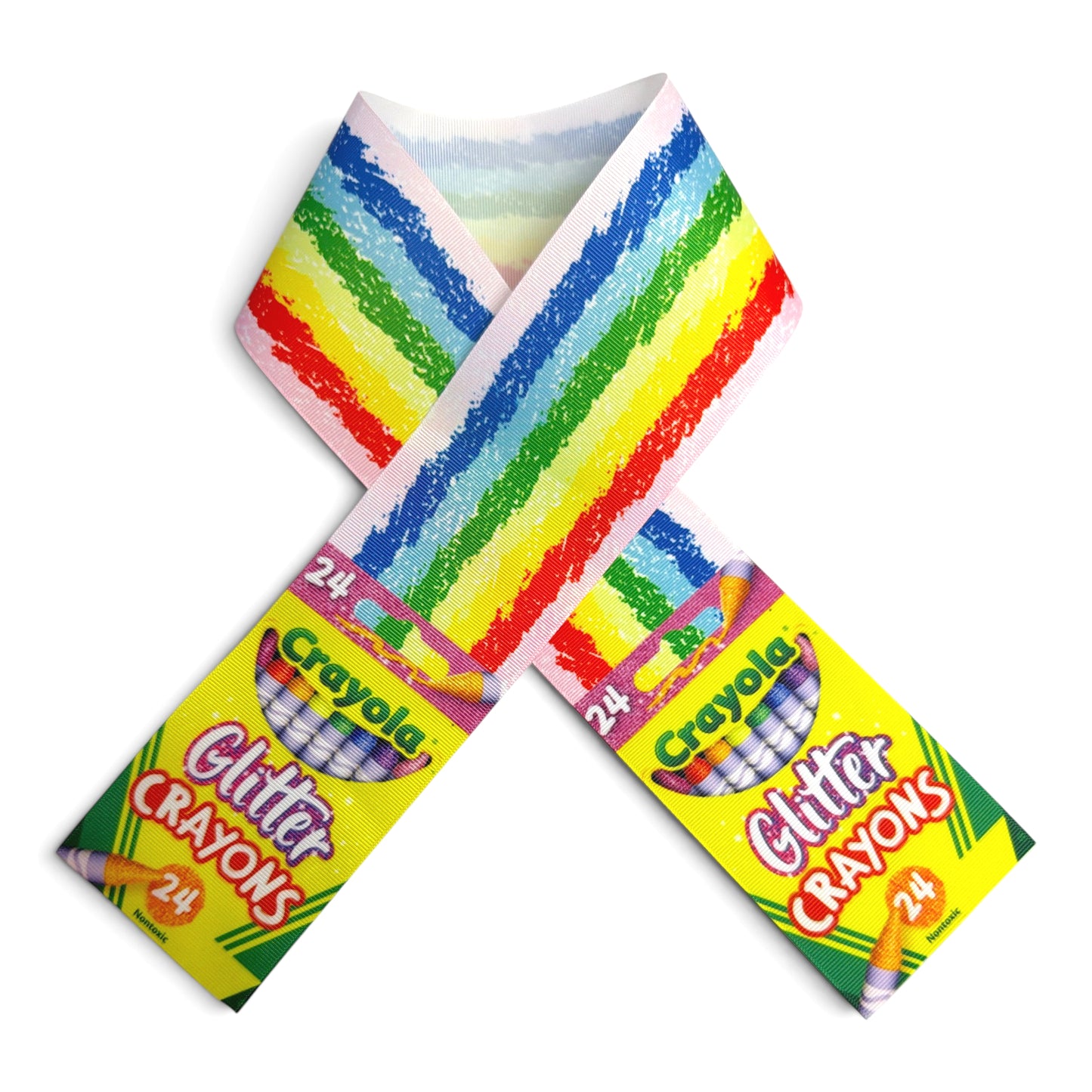3 Strips 7.5cm -3inch Glitter Crayons 31inches Long