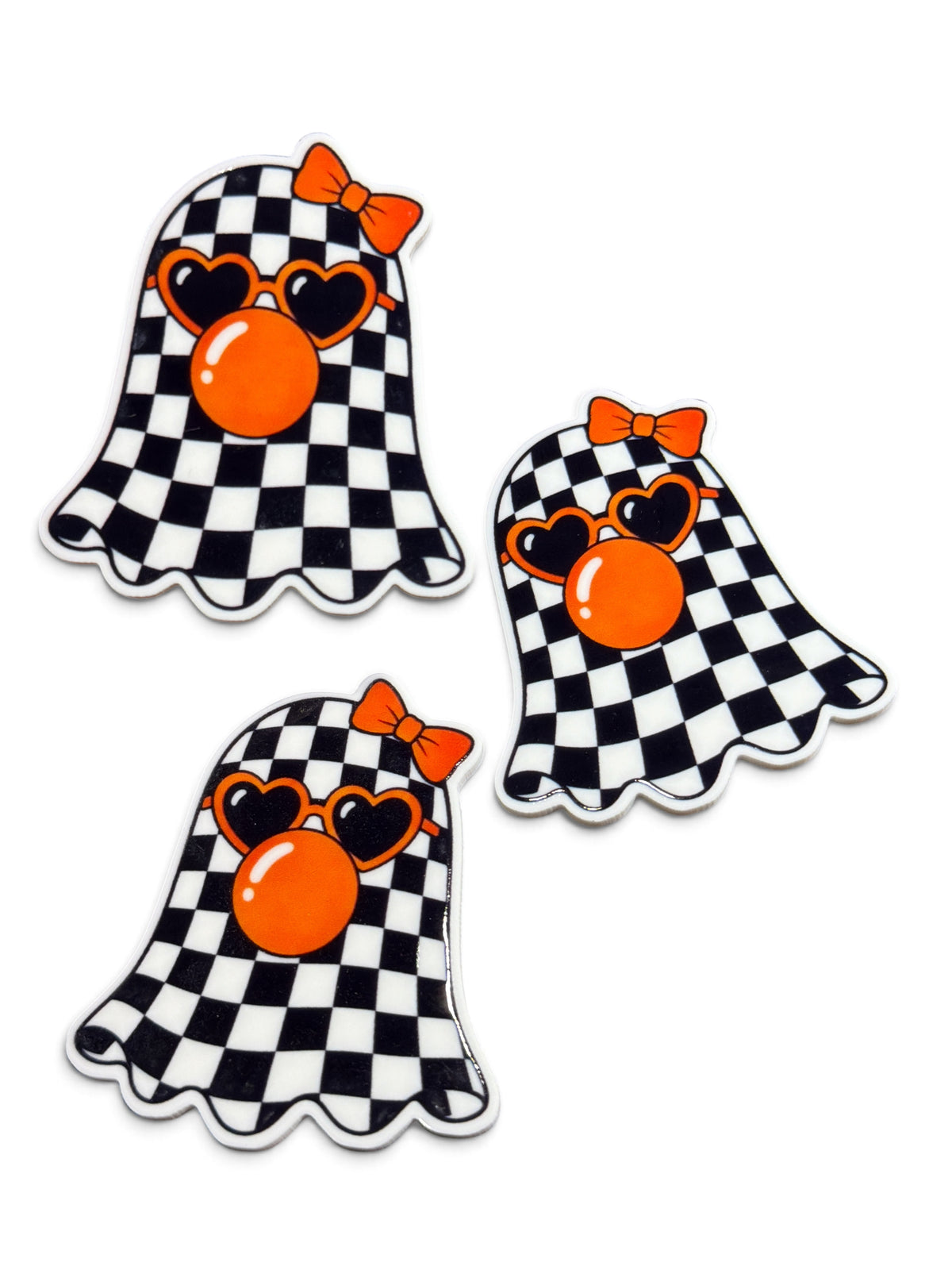 3 resins Flat Planar resins Orange Bubble Gum 5cm
