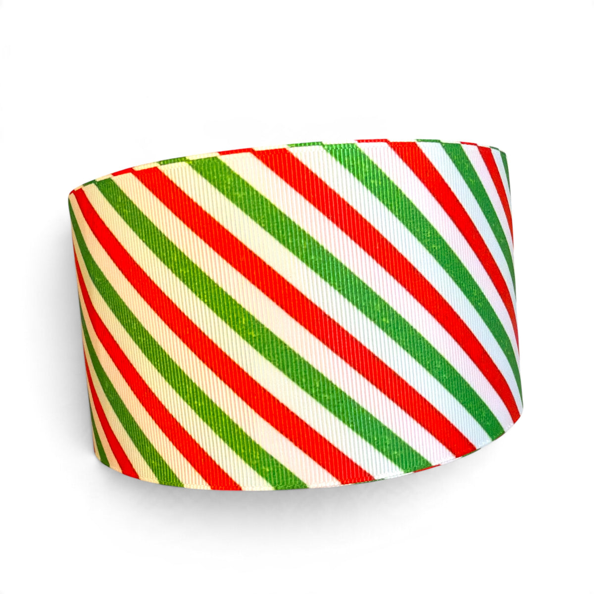 3 Yards 7.5cm-3inch Christmas Swirl Printed Grosgrain