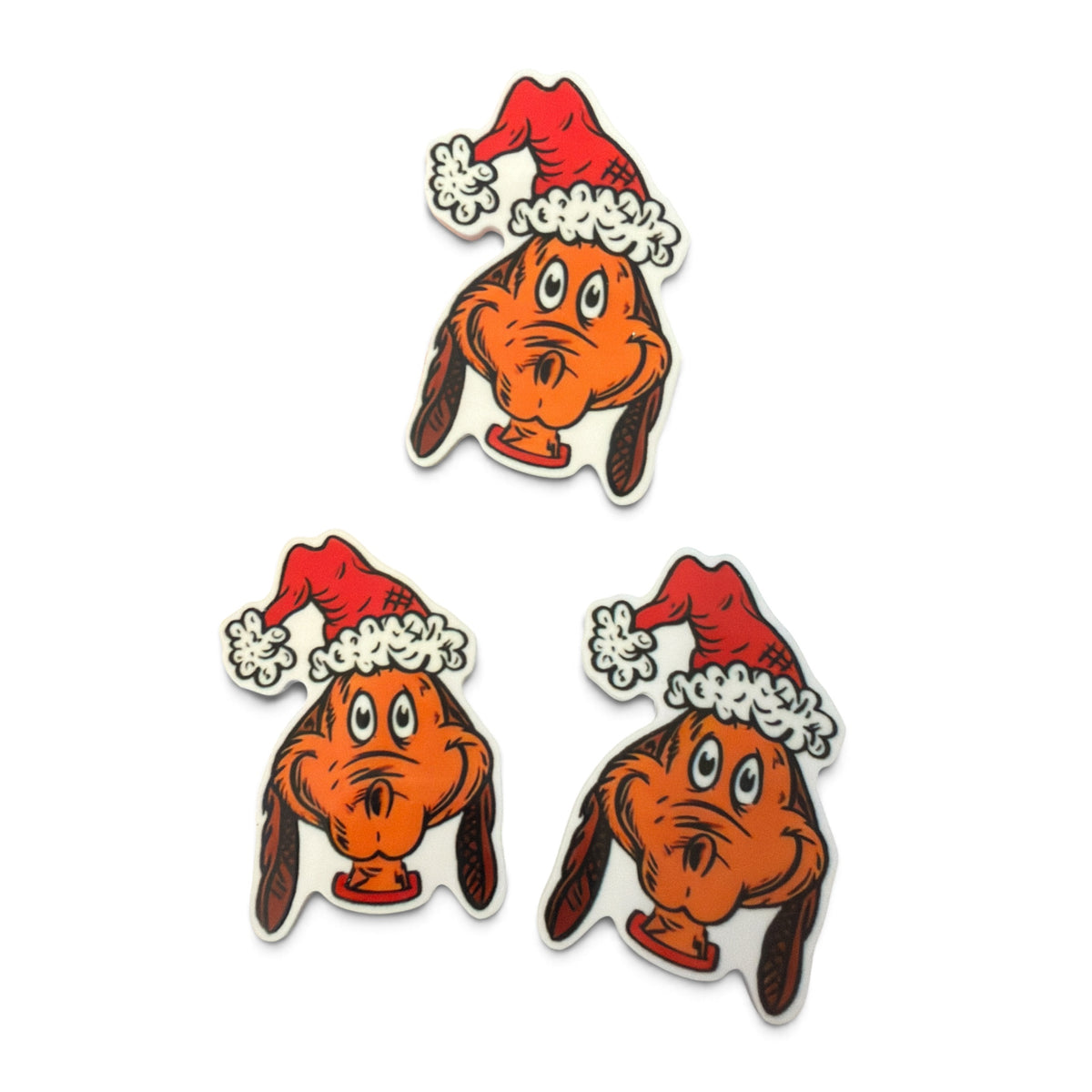 3 resins Flat Planar Lous Dog 5cm RES-175