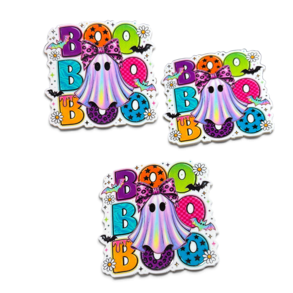 3 resins Flat Planar resins Neon Boo 5cm