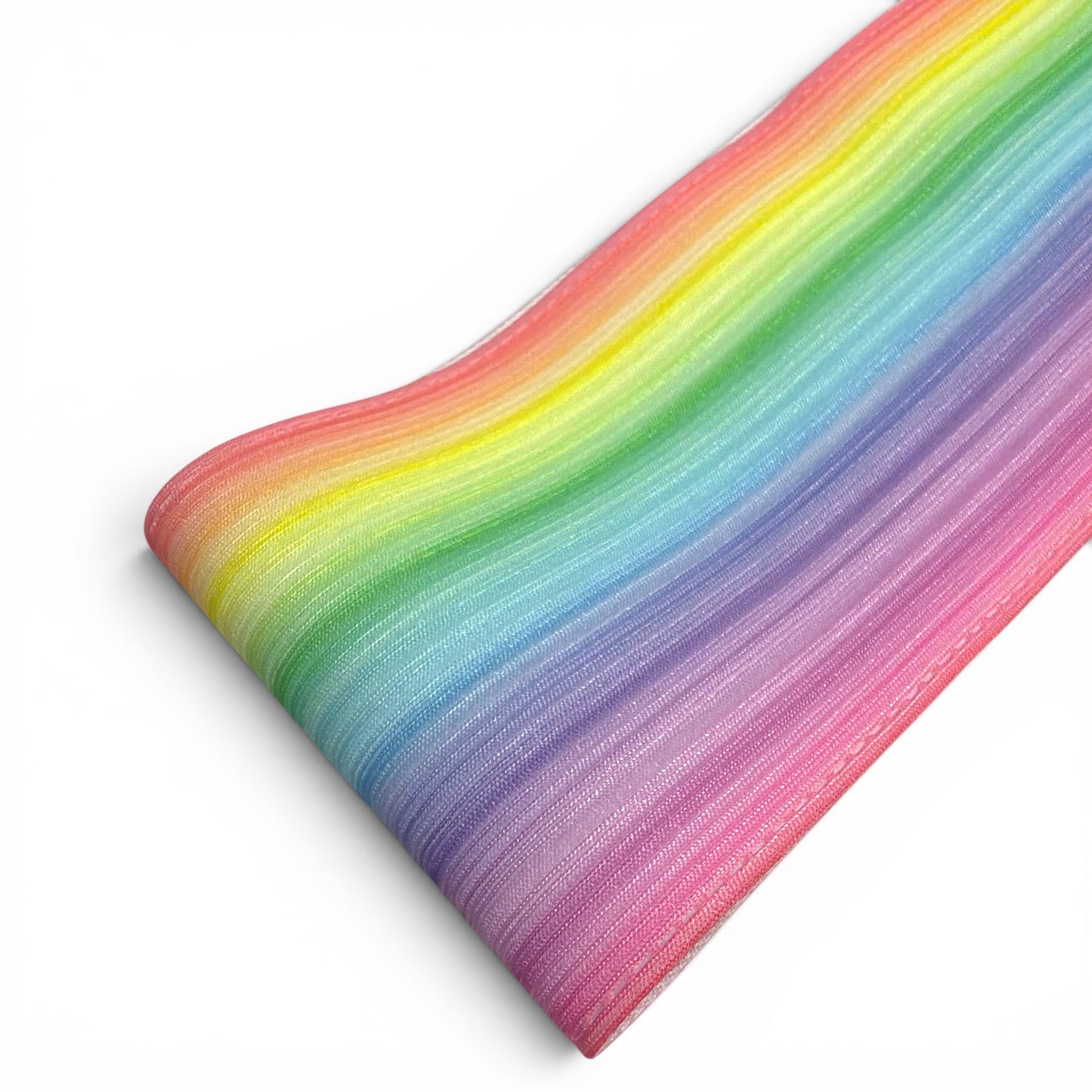1 Yard Matte Rainbow Ribbon 7.5cm/3inch Lluvia Fabric