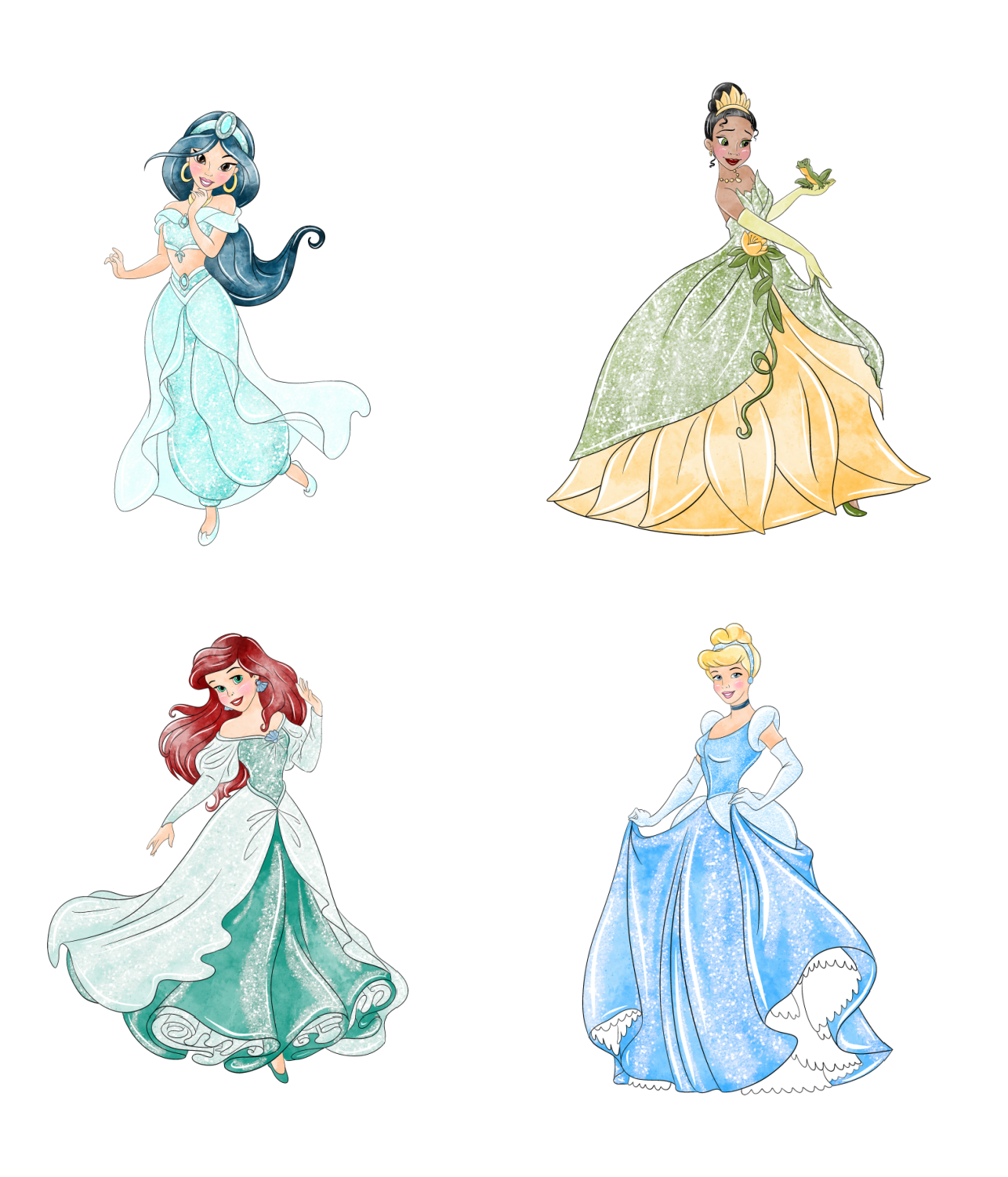 Transfer #190 Princesses Vntg 002