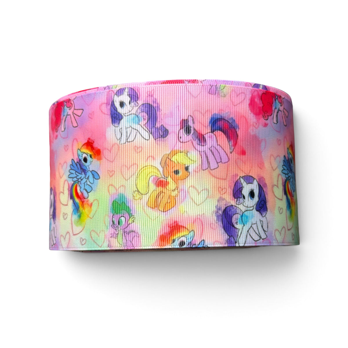 3 Yards 7.5cm-3inch Rainbow Pony Printed Grosgrain