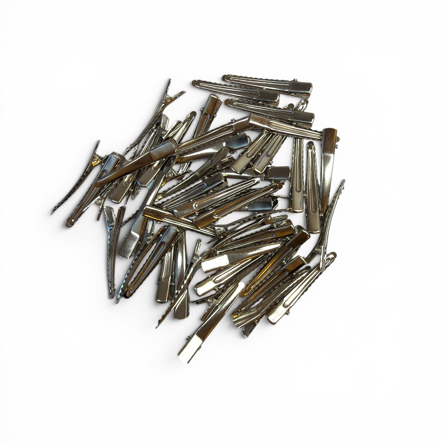 50pcs 2inch/5cm Silver Metal Heavy Duty Gator Clip