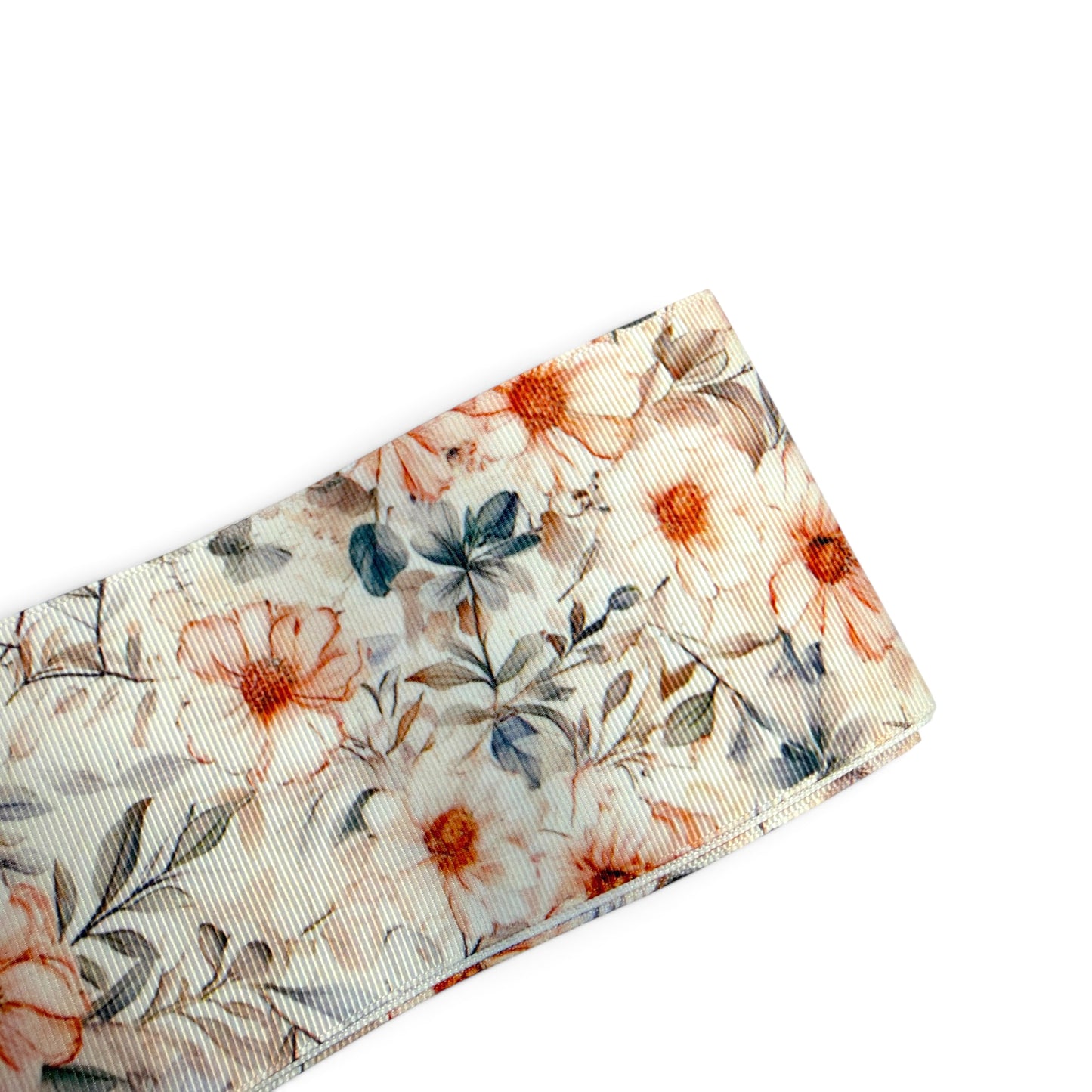 3 yards roll 7.5cm/3inch Tuscan Flower Collage