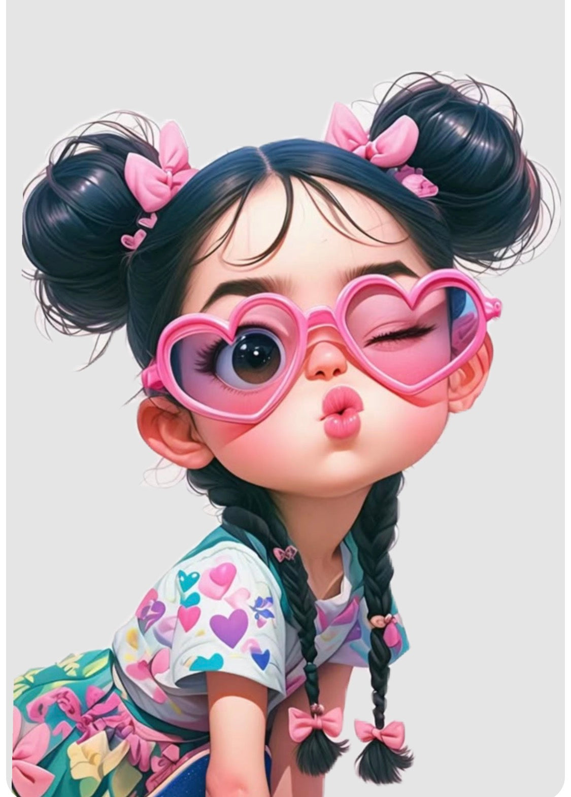 Transfer #219 Heart Sunglasses