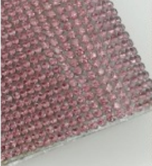Dark Lilac Crystal Strip 15.5inch Long 1.3inch Wide