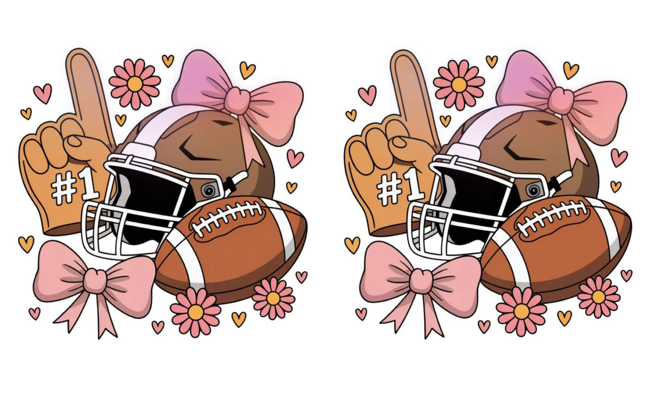 #161 Football Gear Transfer  Sheet