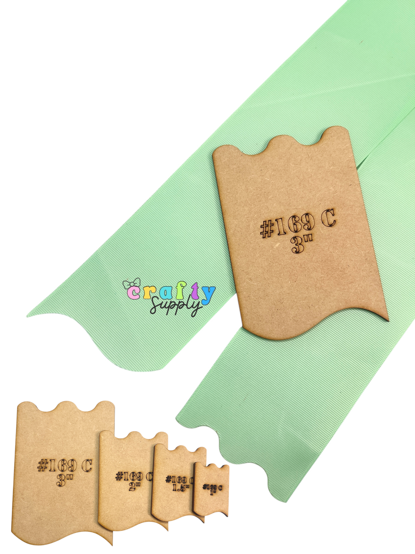 Plantilla de MDF para extremos de cinta n.° 169