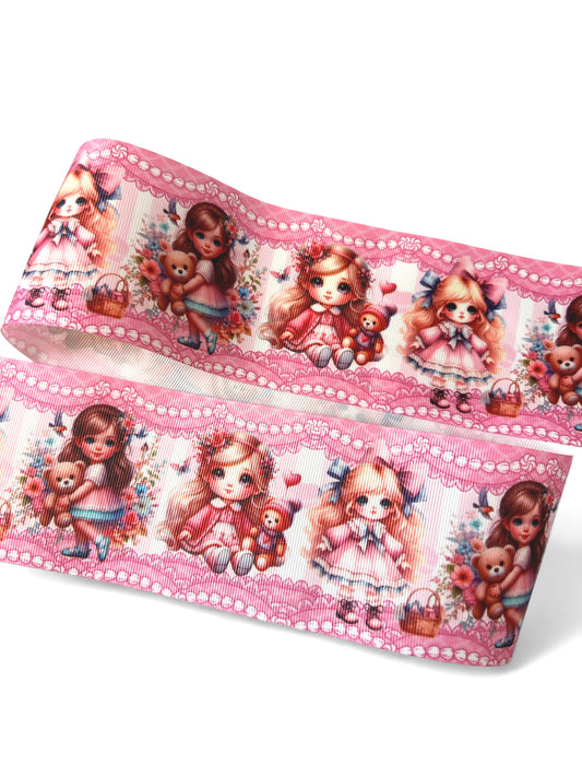 Ribbon  Pink Vintage 1 yard