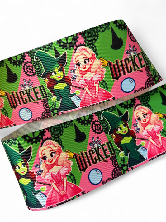 7.5cm-3inch  Wicked Princesses  Ribbon 1 yard