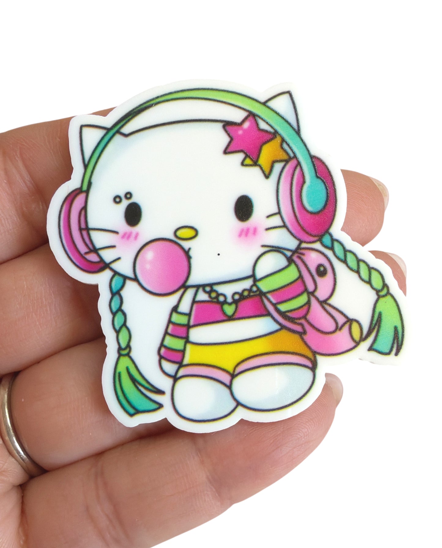 Hello Kitty Bubblegum 5cm Planar Resin
