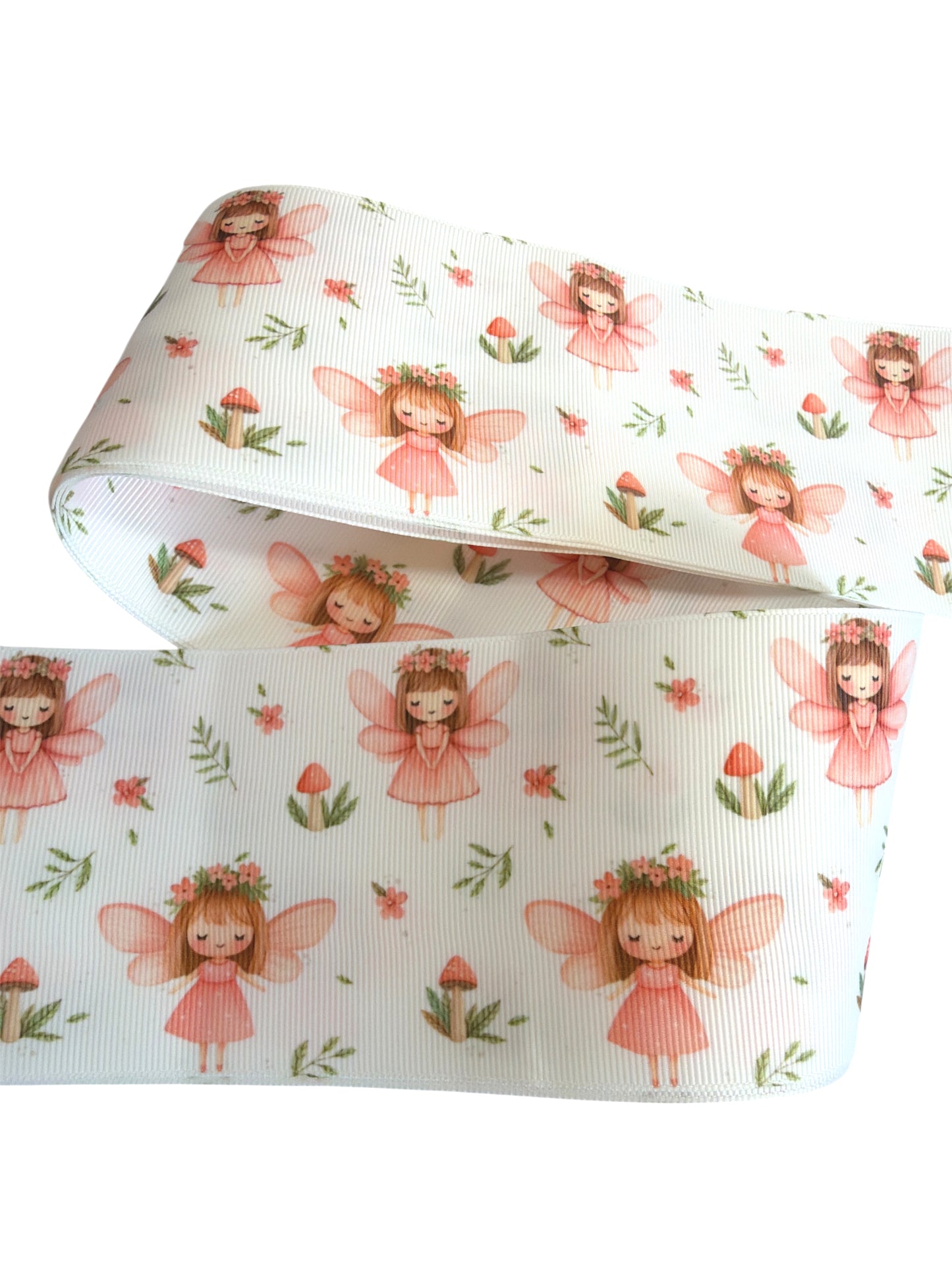 7.5cm Mushroom Fairy Ribbon 1 yard
