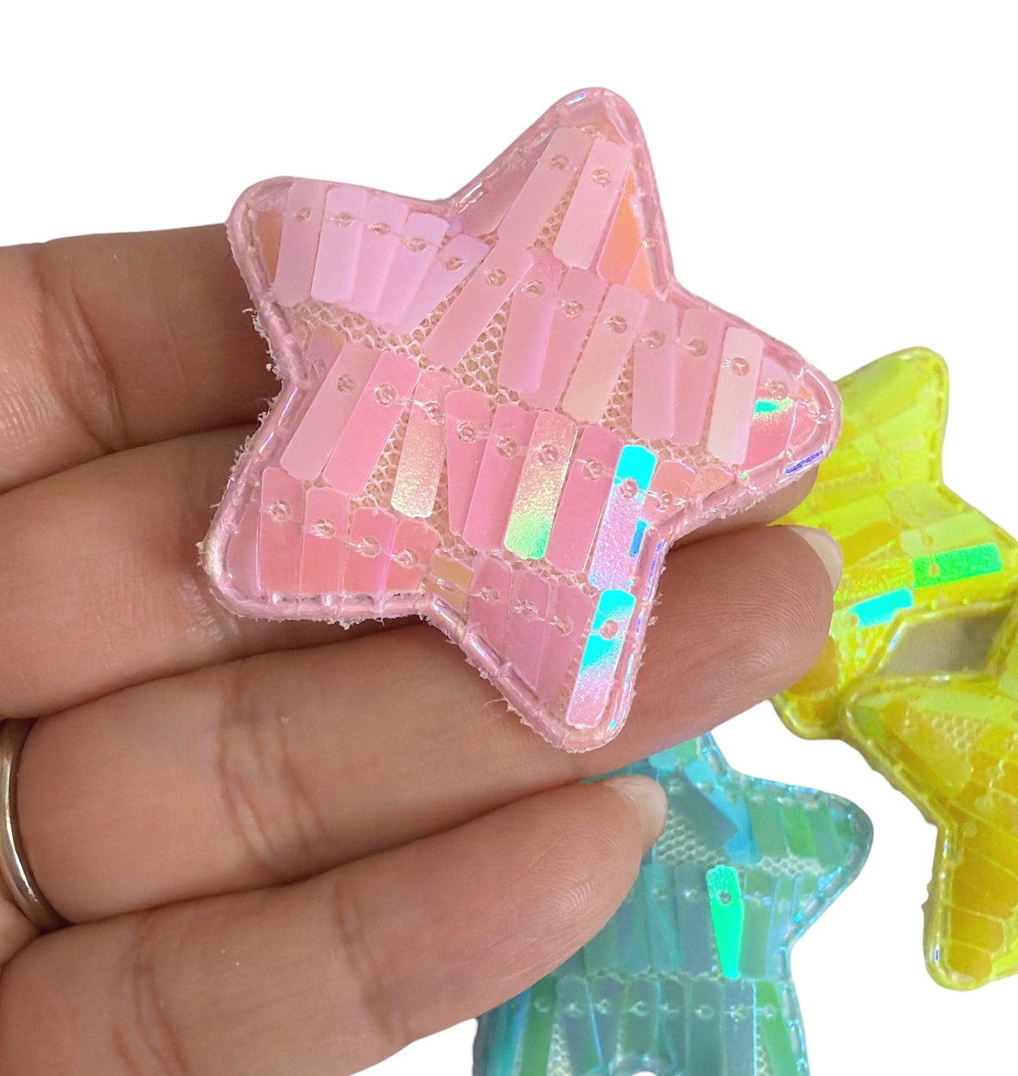 10pcs-Big Sequin Star