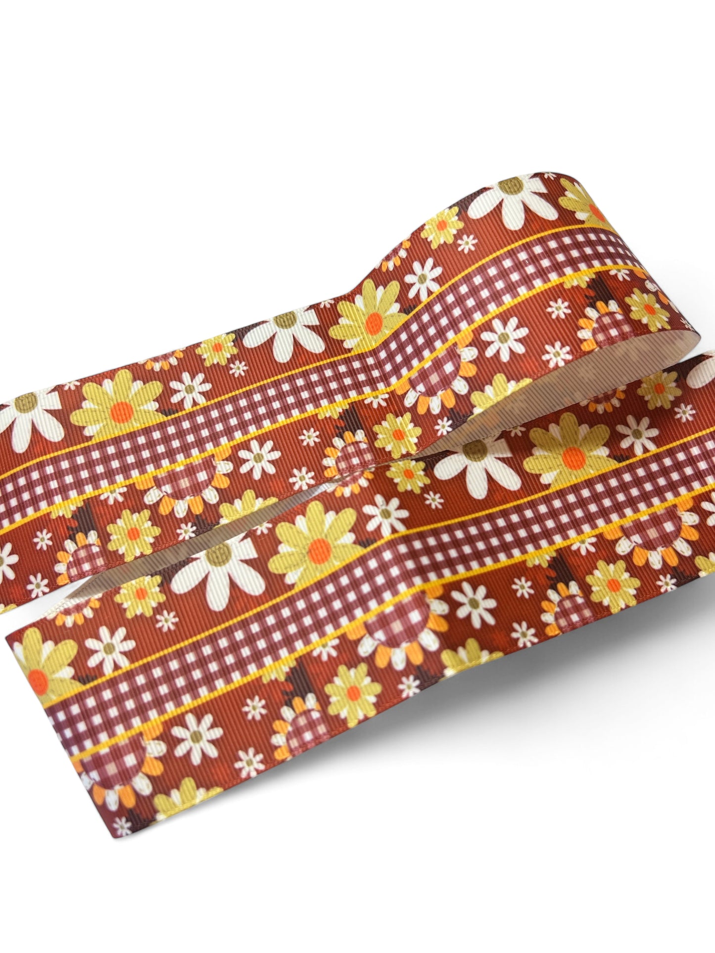 5cm/2inch Fall Daisies  1 yard