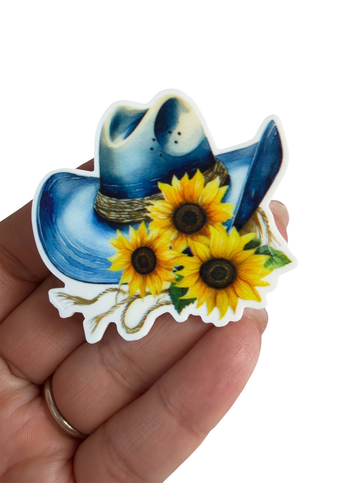 1-5cm Denim Hat Planar Resin