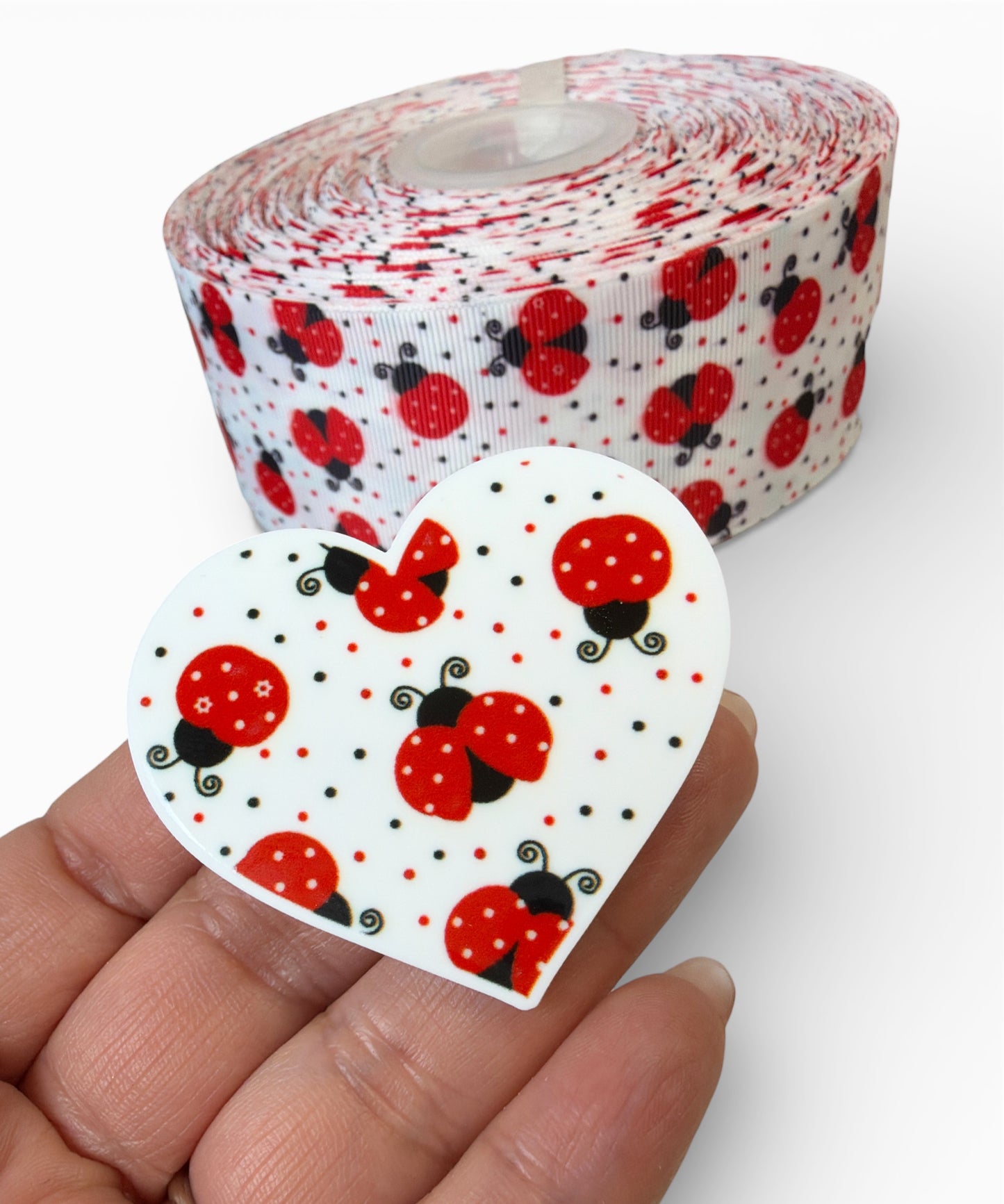 1-5cm Ladybug Planar Resin