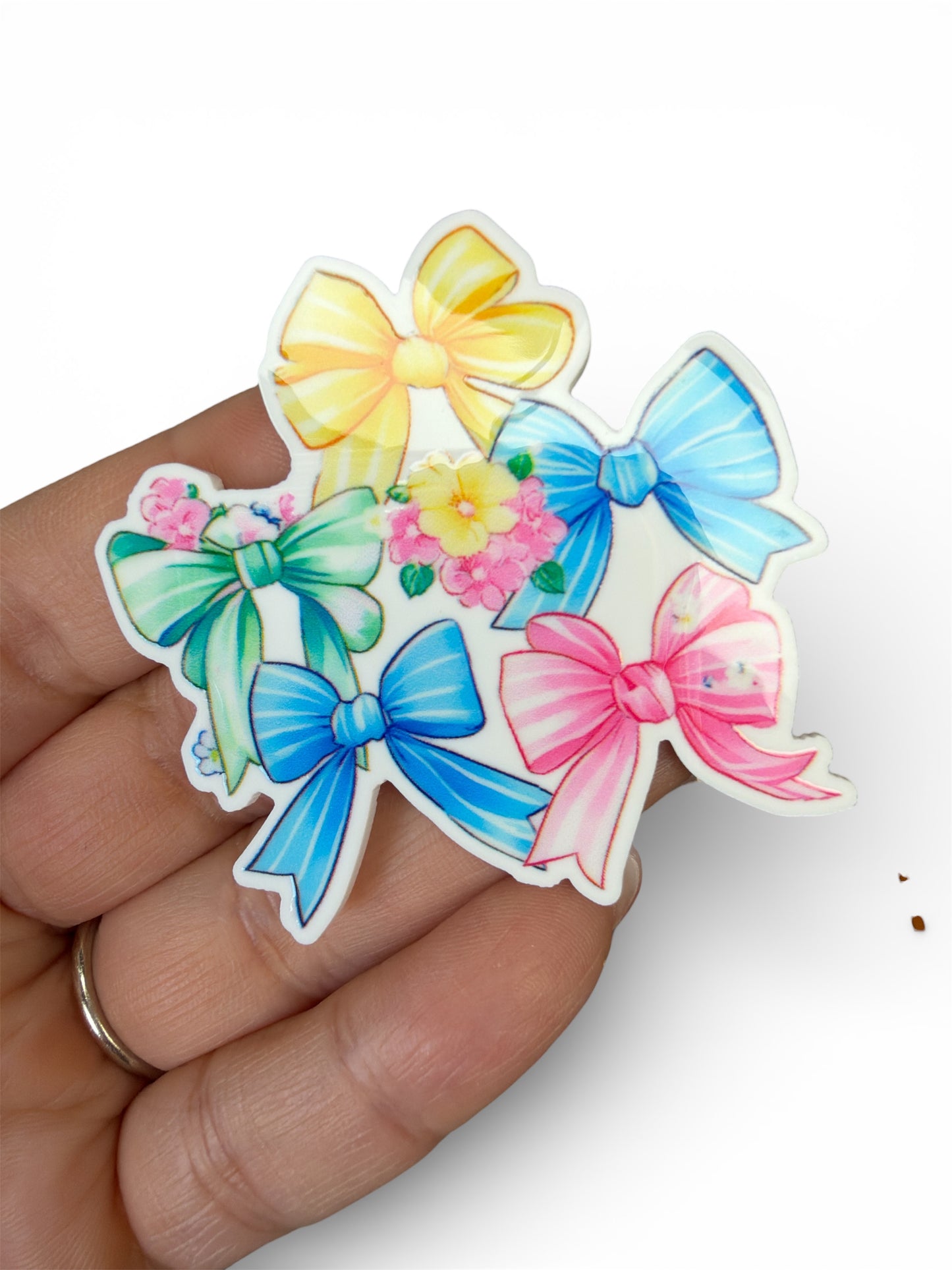 1-5cm Colorful Coquettes Planar Resin